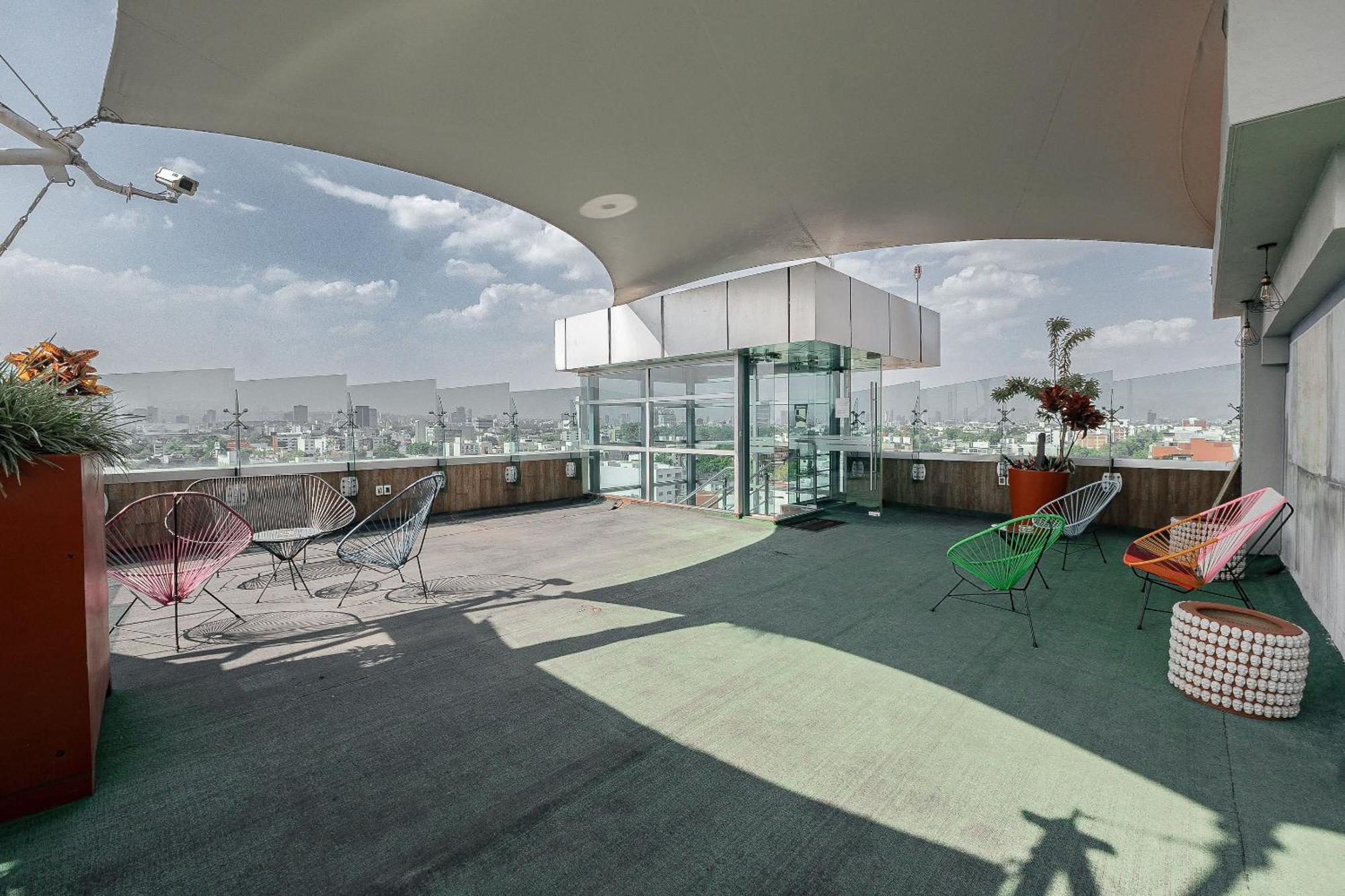 The Flamingo Rooftop Suite Unique Design In A Centric Location مدينة مكسيكو المظهر الخارجي الصورة